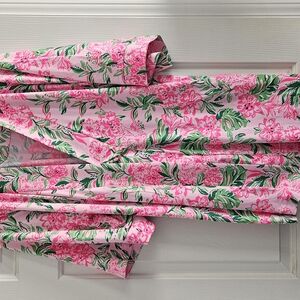 Floral Pink and Green Robe - New with Tags